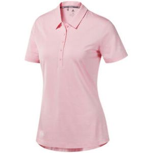 adidas Women's Microdot Polo - True Pink